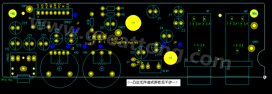 PCB設(shè)計案例分析：凸出元件對拼板設(shè)計的影響