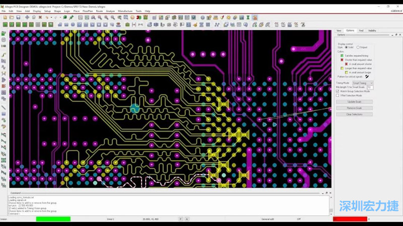 Allegro是Cadence公司旗下的PCB版圖設(shè)計工具